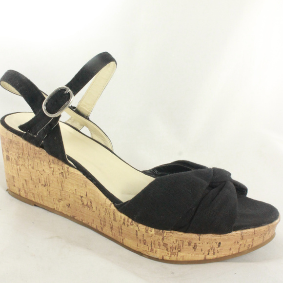 Route 66 Shoes - ROUTE 66 Peep Toe Platform Wedge Sandals